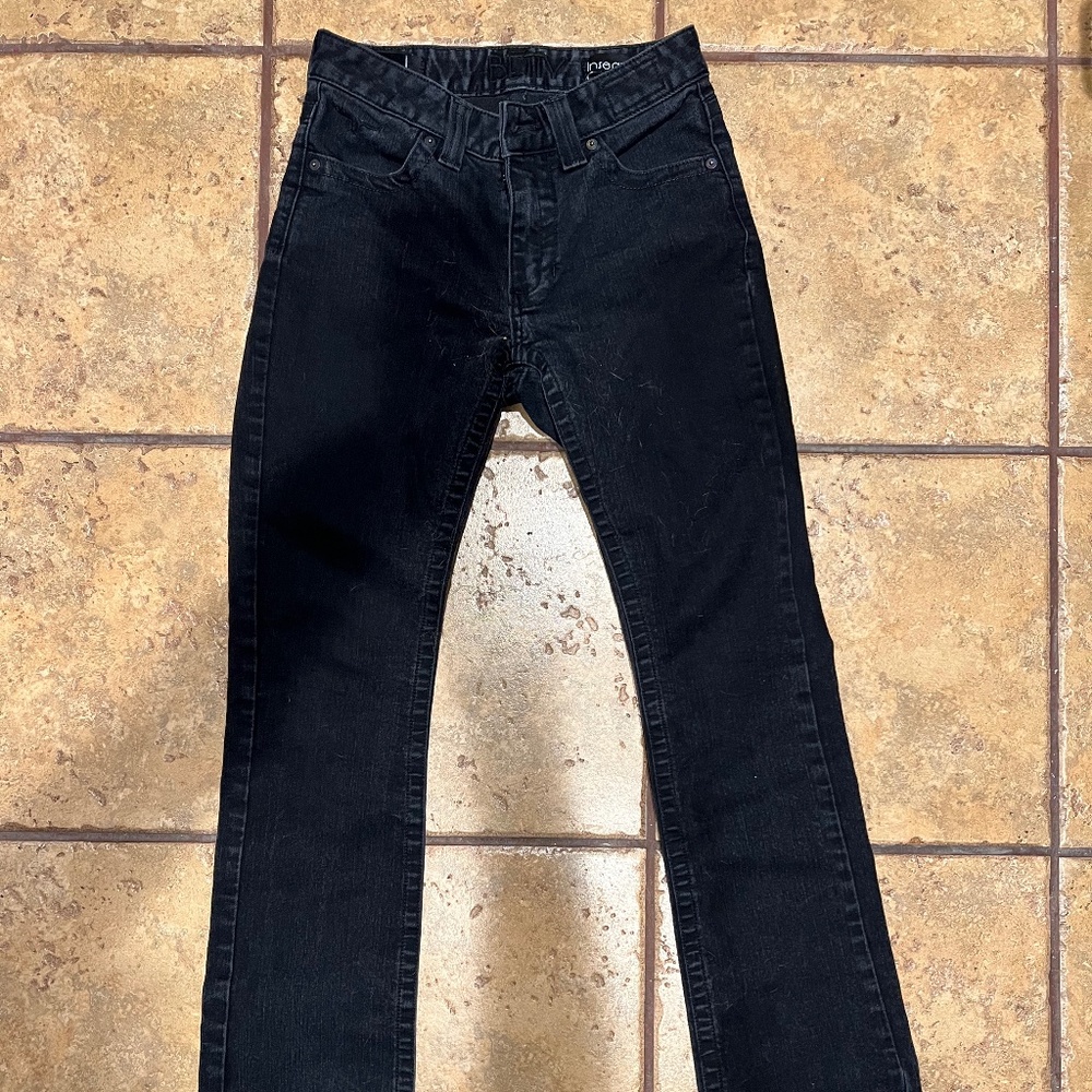 Kimes Ranch Black Betty Mid Rise Boot Cut Jeans Distressed Size 2